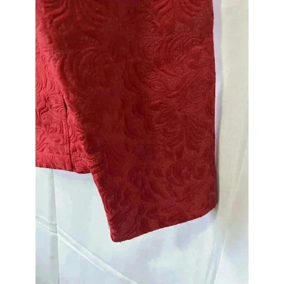 Red Brocade Style Jacket by Kaktus Women’s L - Picture 6 of 16